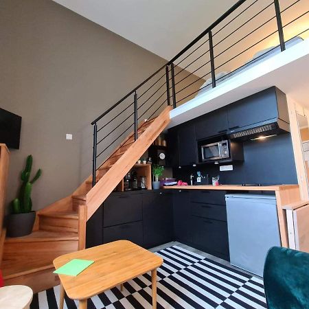 Studio duplex dans résidence de standing avec piscine, vue sur mer Le Croisic Extérieur photo