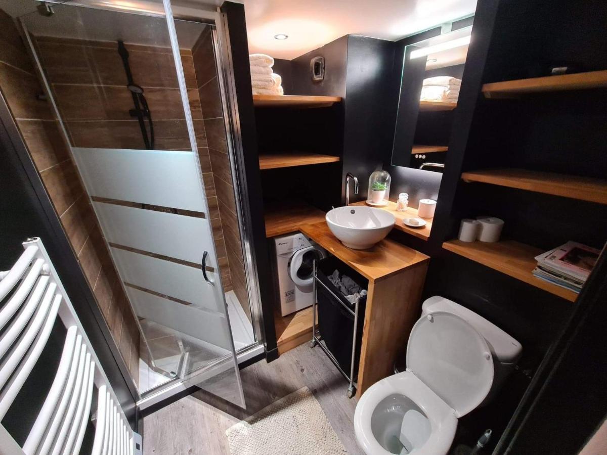 Studio duplex dans résidence de standing avec piscine, vue sur mer Le Croisic Extérieur photo